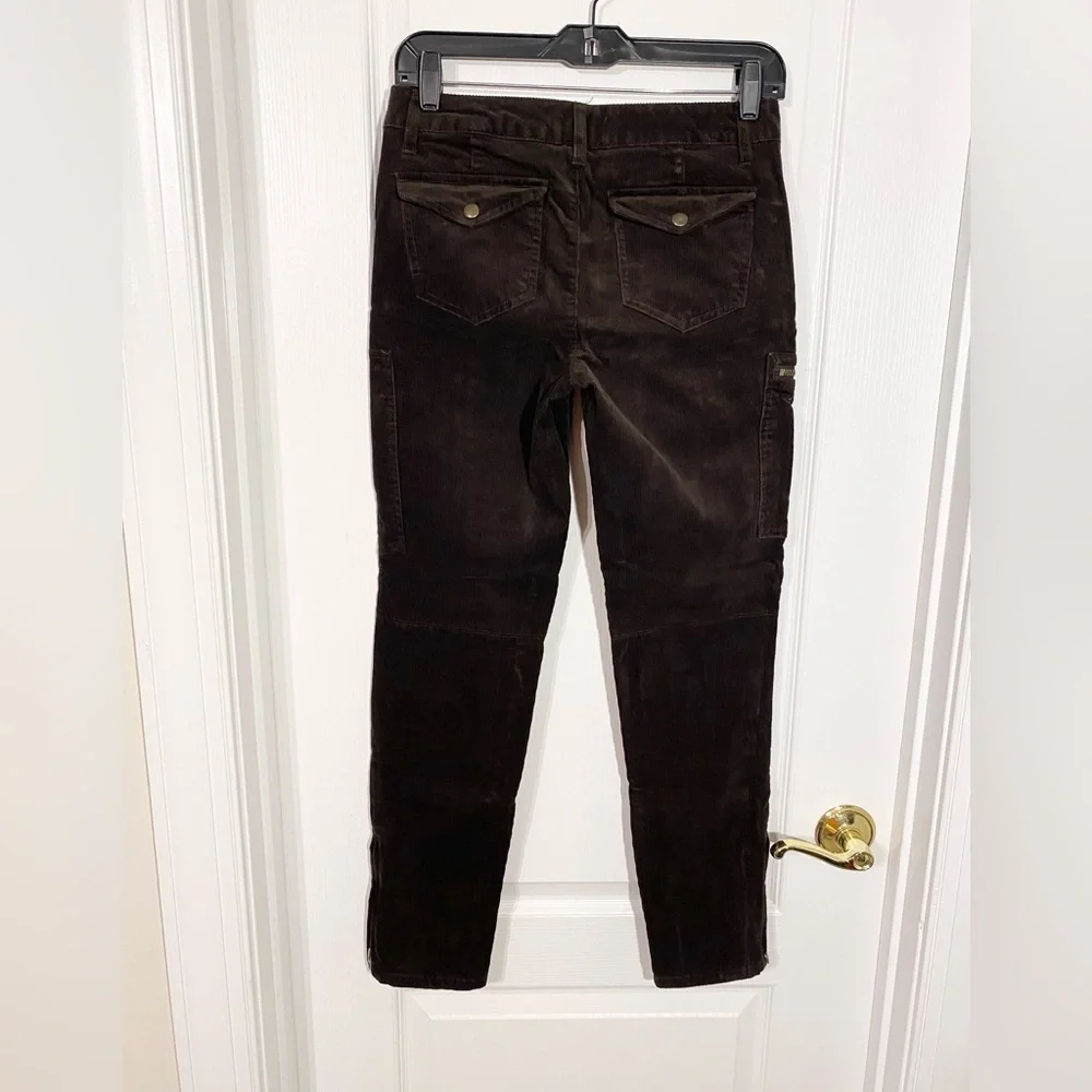 Ralph Lauren Corduroy Moto Zip Pants Brown Girl’s Size 16